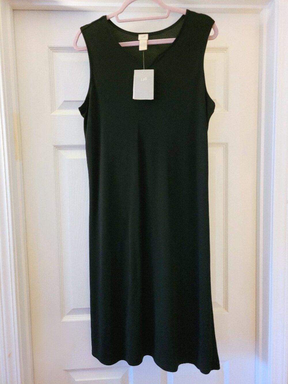 NWT J. Jill Sleeveless Little Black Dress, Size L